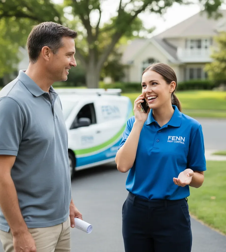 Fenn Pest Control customer support in Vernon
